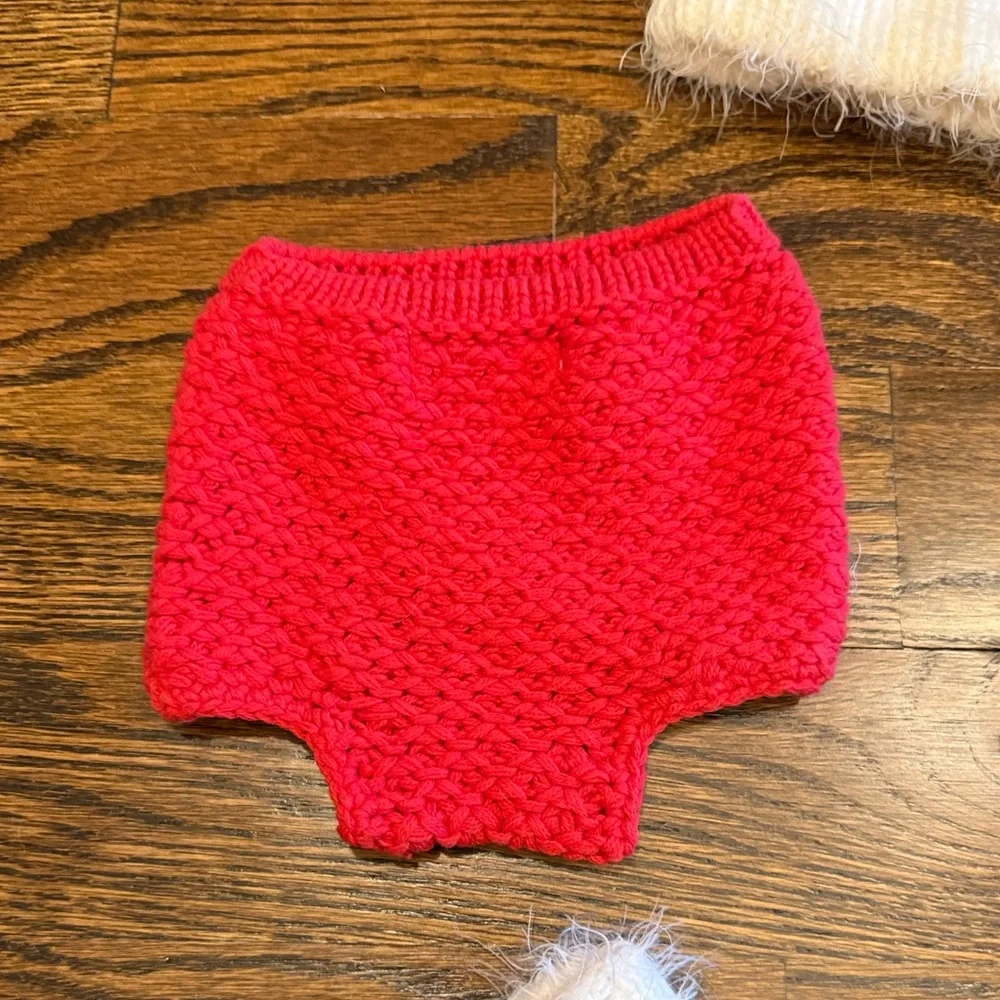 Santa and football infant Knit Costume